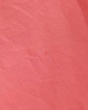 スタンダードシャツ半袖(コットンリネン CORAL PINK)