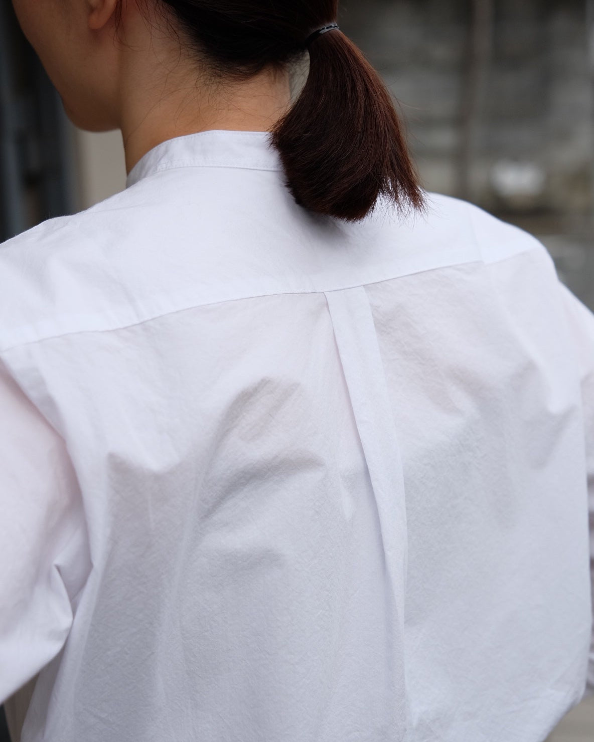 C&S別注バンドカラー長袖シャツ Sサイズ(C&S Cotton Papier)