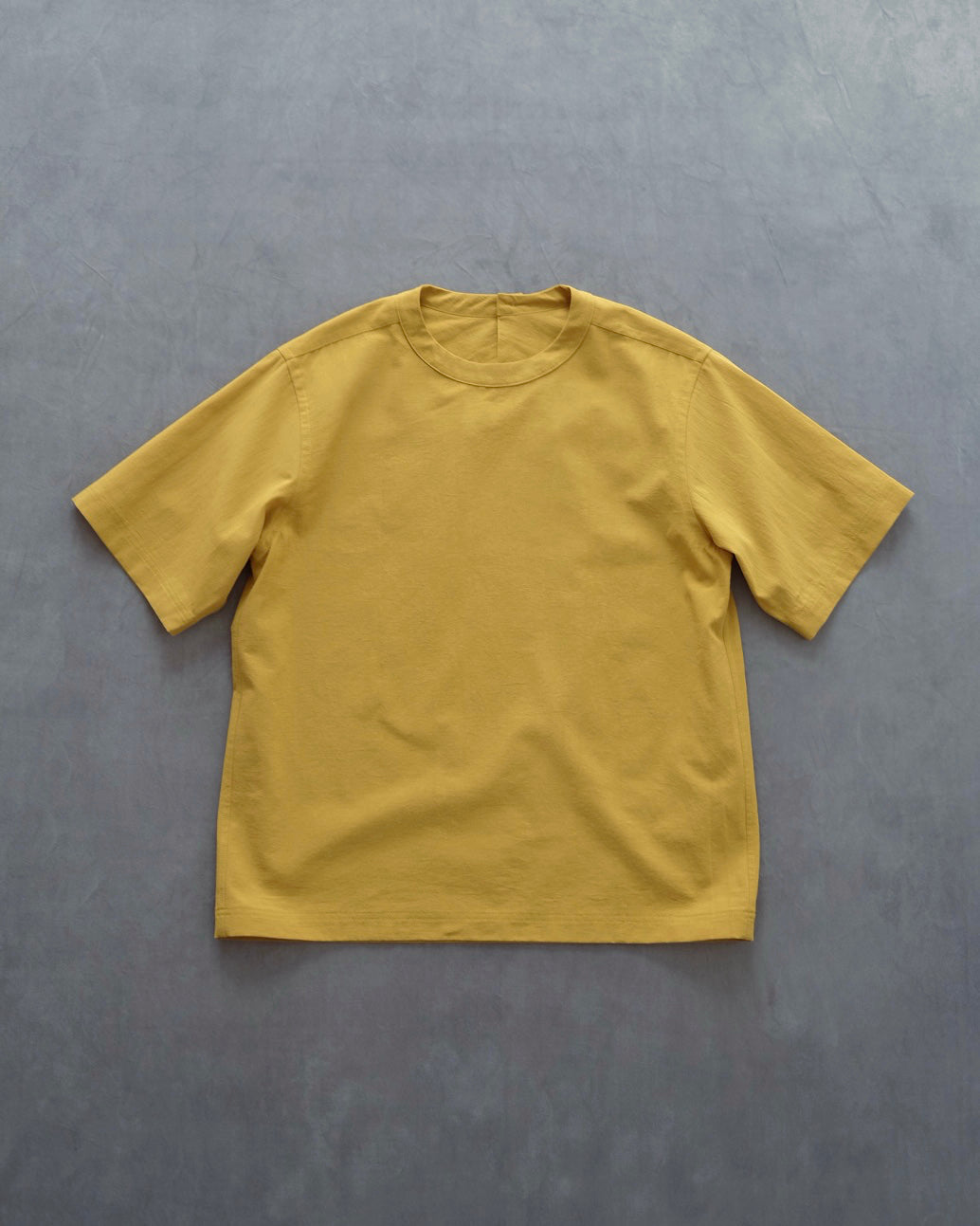 シャツ屋のTシャツ「SAZANAMI COTTON」(MUSTARD)