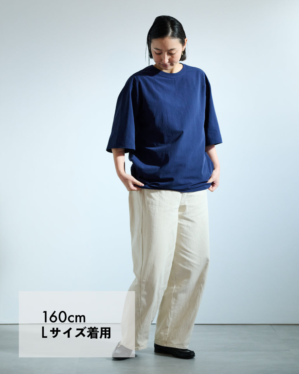 シャツ屋のTシャツ「SAZANAMI COTTON」(BLACK)