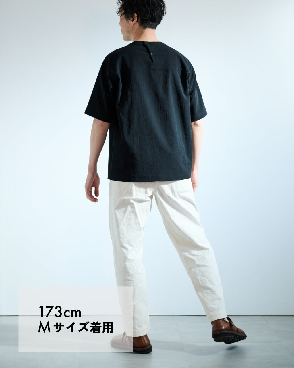 シャツ屋のTシャツ「SAZANAMI COTTON」(BLACK)