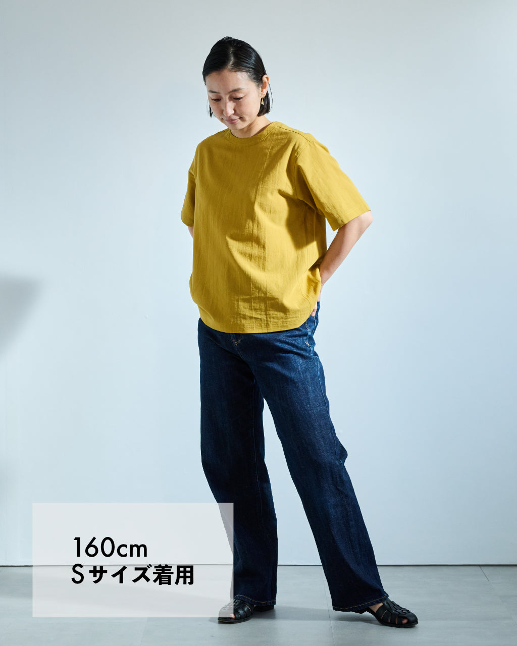 シャツ屋のTシャツ「SAZANAMI COTTON」(BLACK)