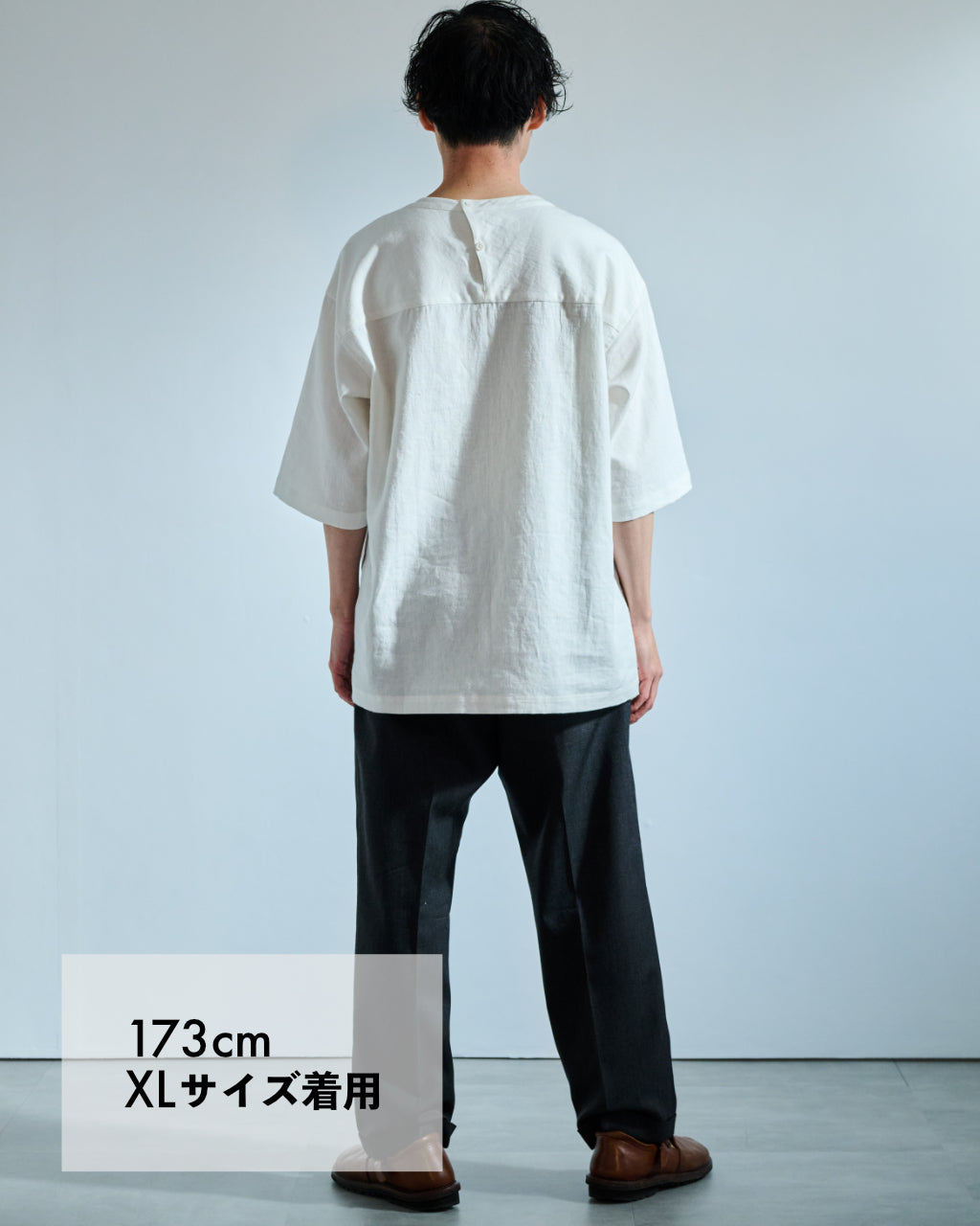 シャツ屋のTシャツ「SAZANAMI COTTON」(BLACK)