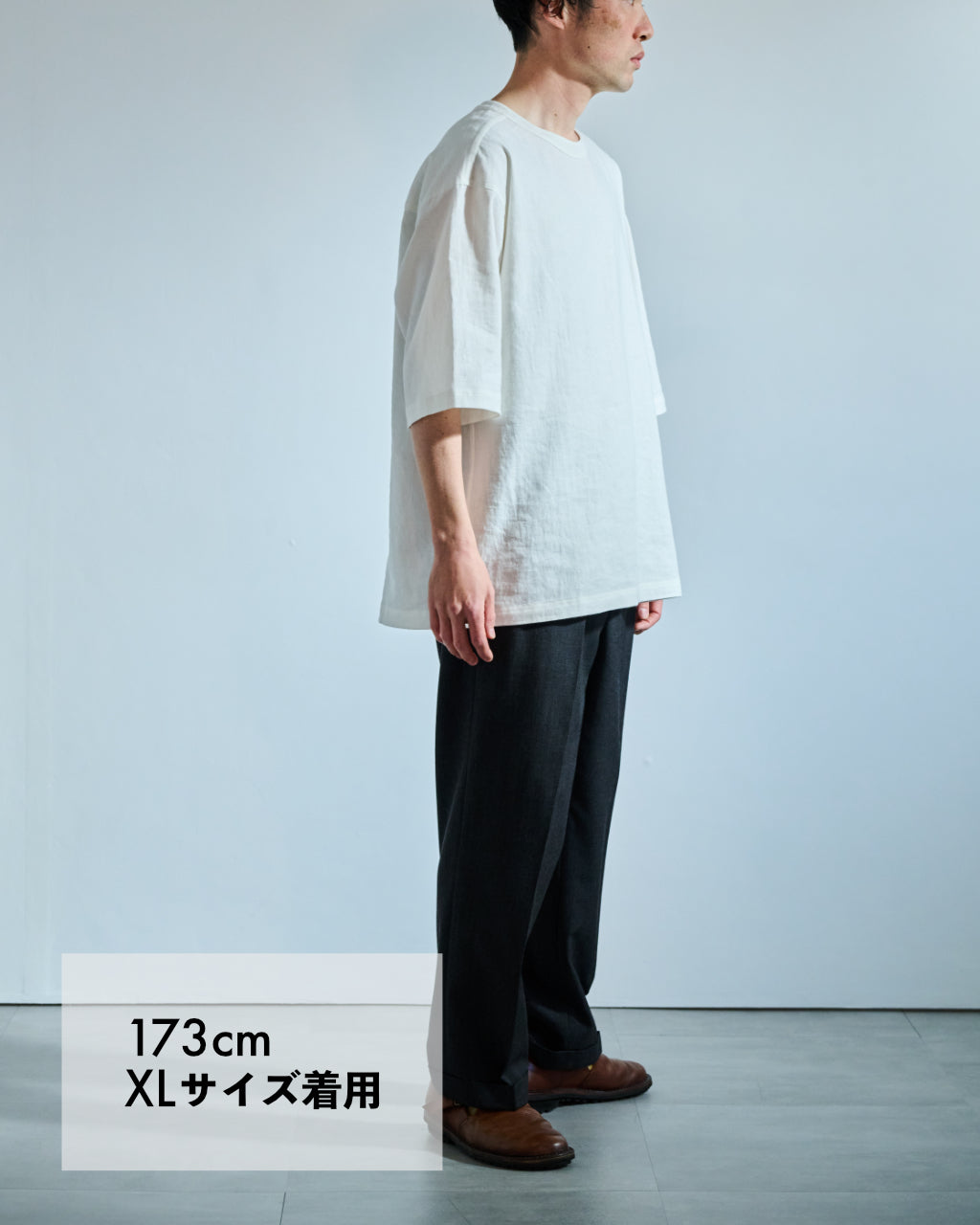 シャツ屋のTシャツ「SAZANAMI COTTON」(BLACK)