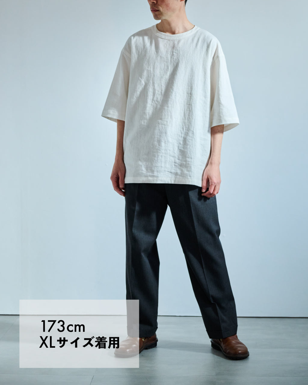 シャツ屋のTシャツ「SAZANAMI COTTON」(BLACK)