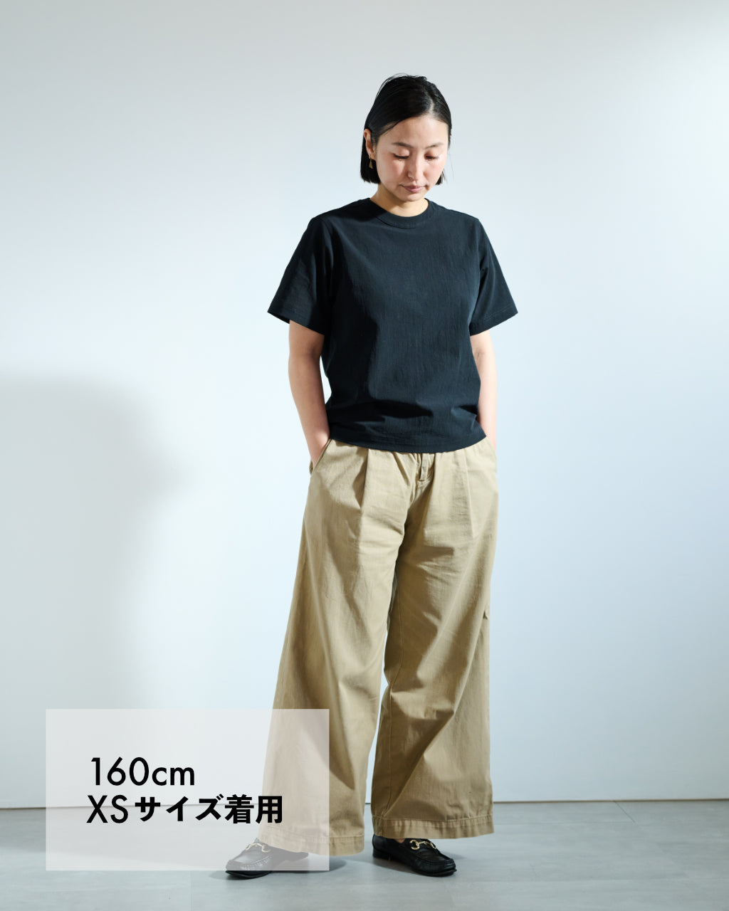 シャツ屋のTシャツ「SAZANAMI COTTON」(BLACK)