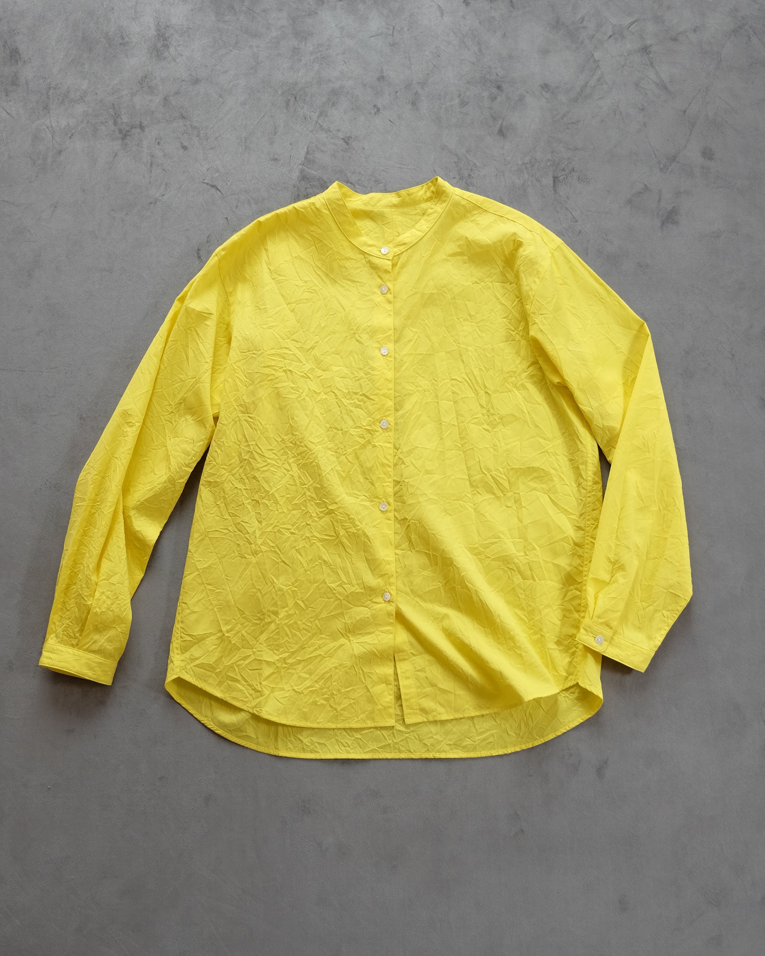 C&S別注バンドカラー長袖シャツ Mサイズ(c&s Sunnydays lemon yellow)