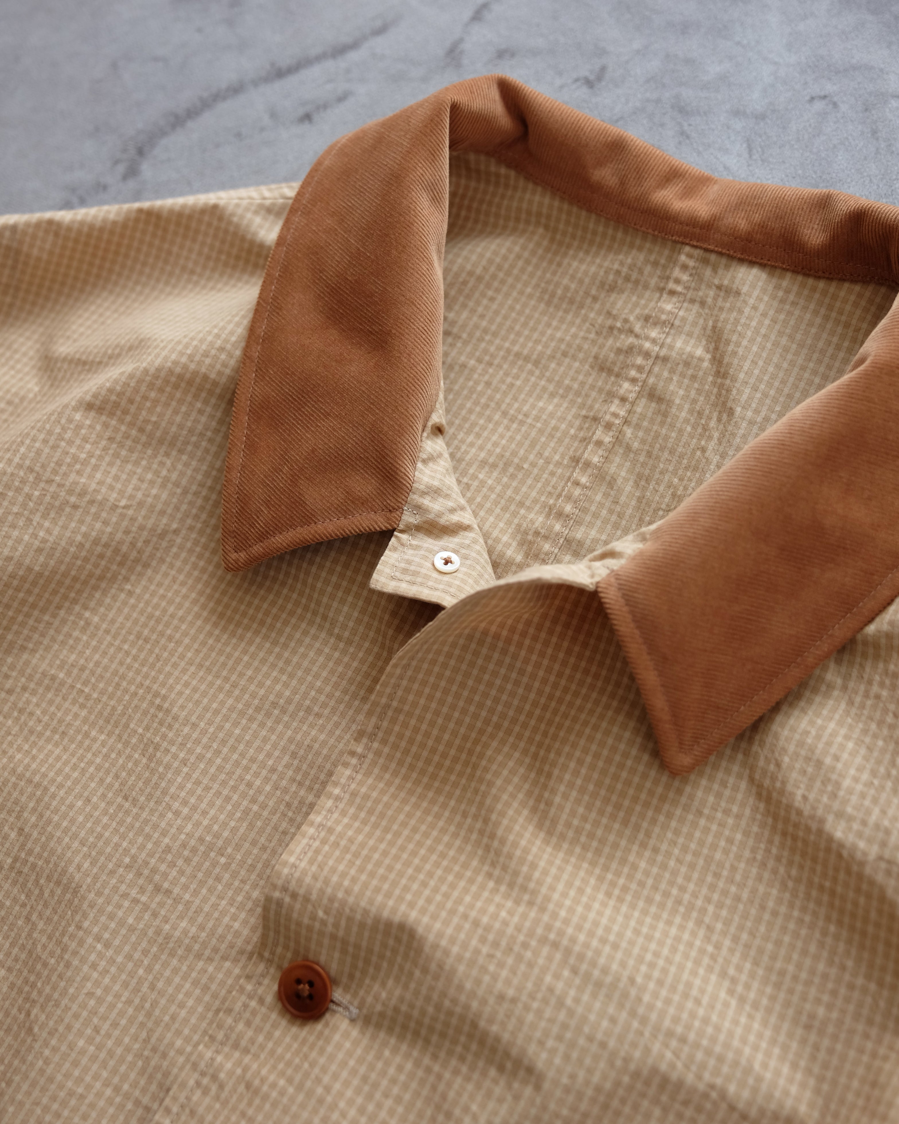 スプリングハーフコート(NAVY / BEIGE)