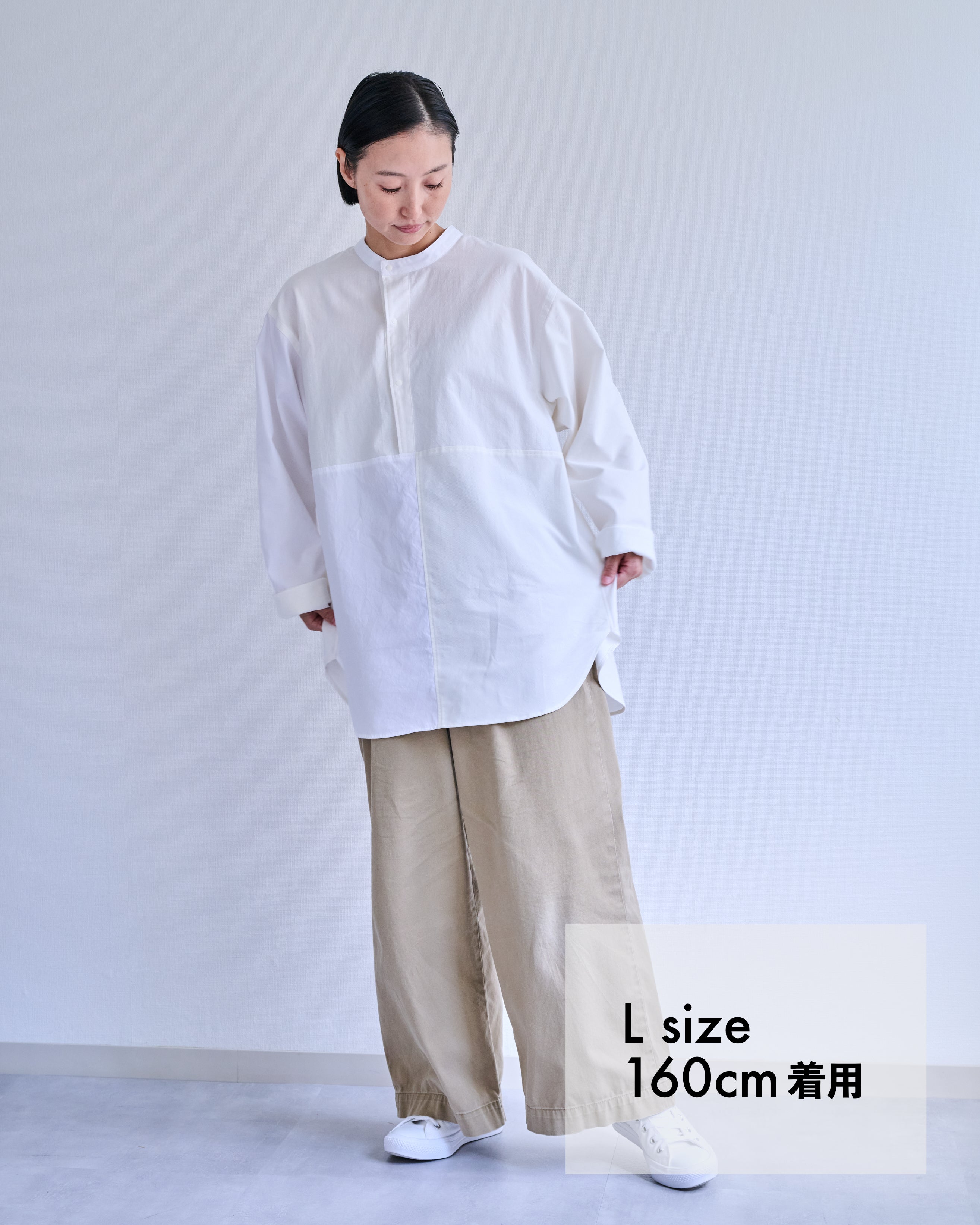 まかないシャツ(WHITE CRAZY PATTERN)