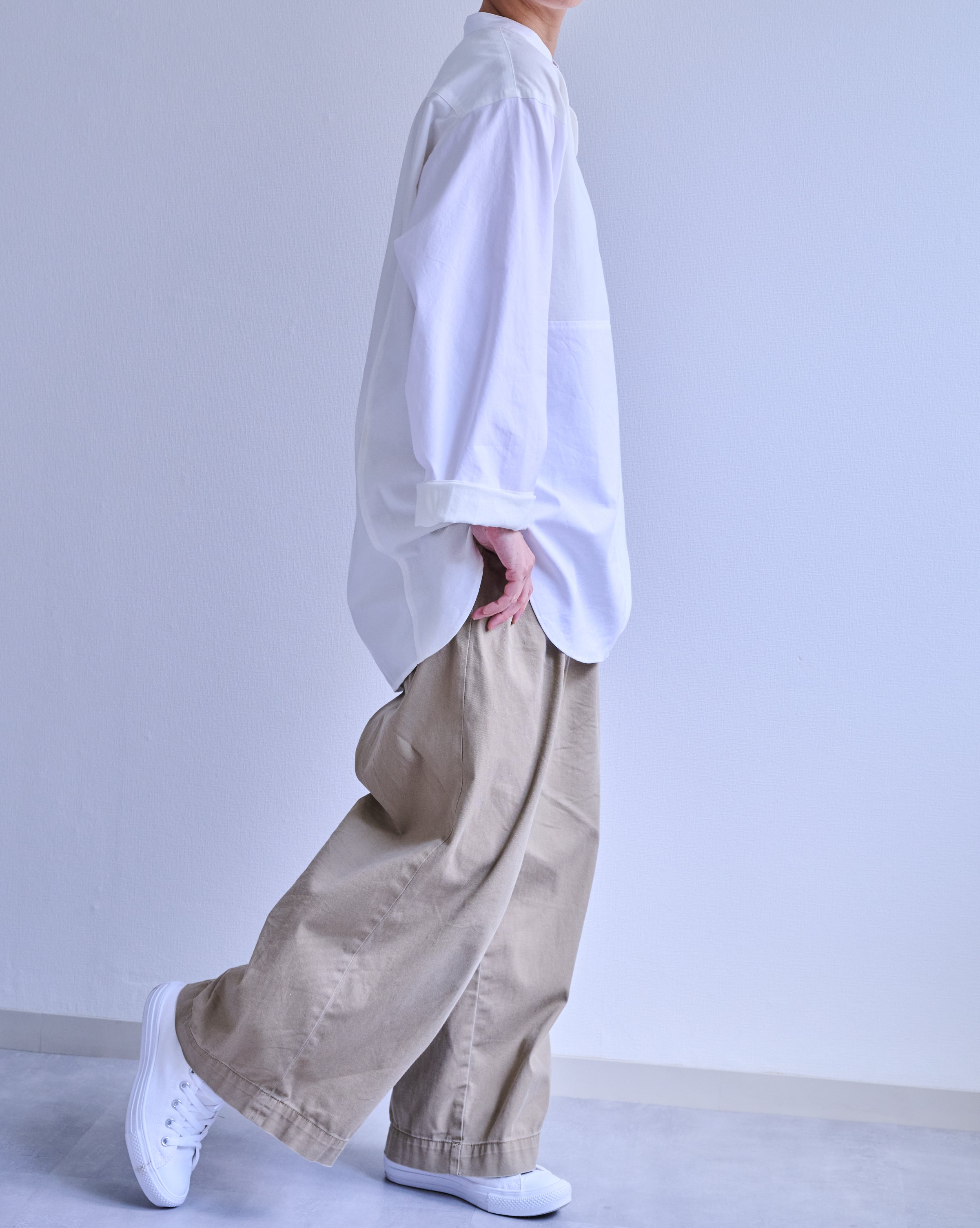 まかないシャツ(WHITE CRAZY PATTERN)