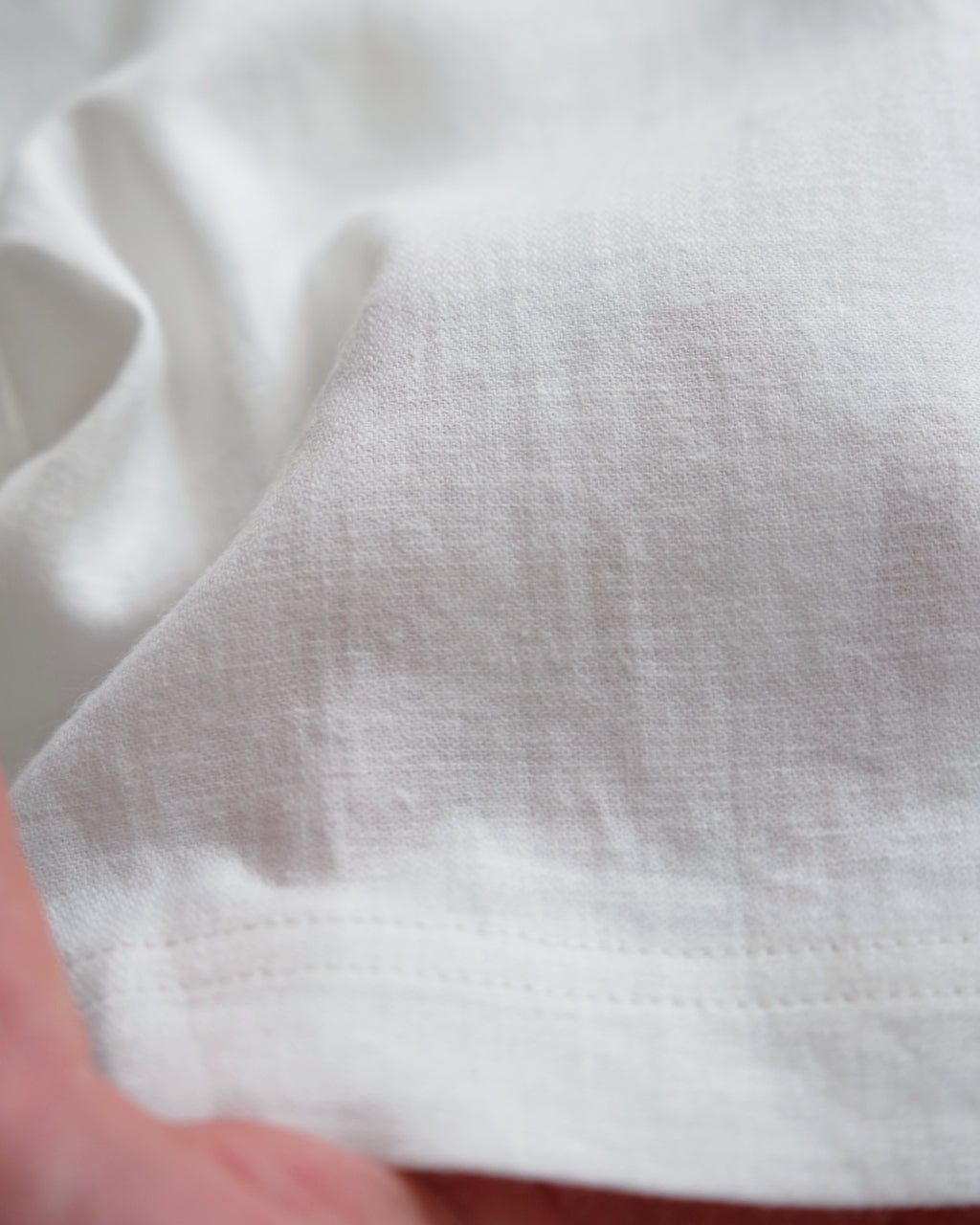 シャツ屋のTシャツ「COTTON LINEN TWILL」(OFF WHITE)