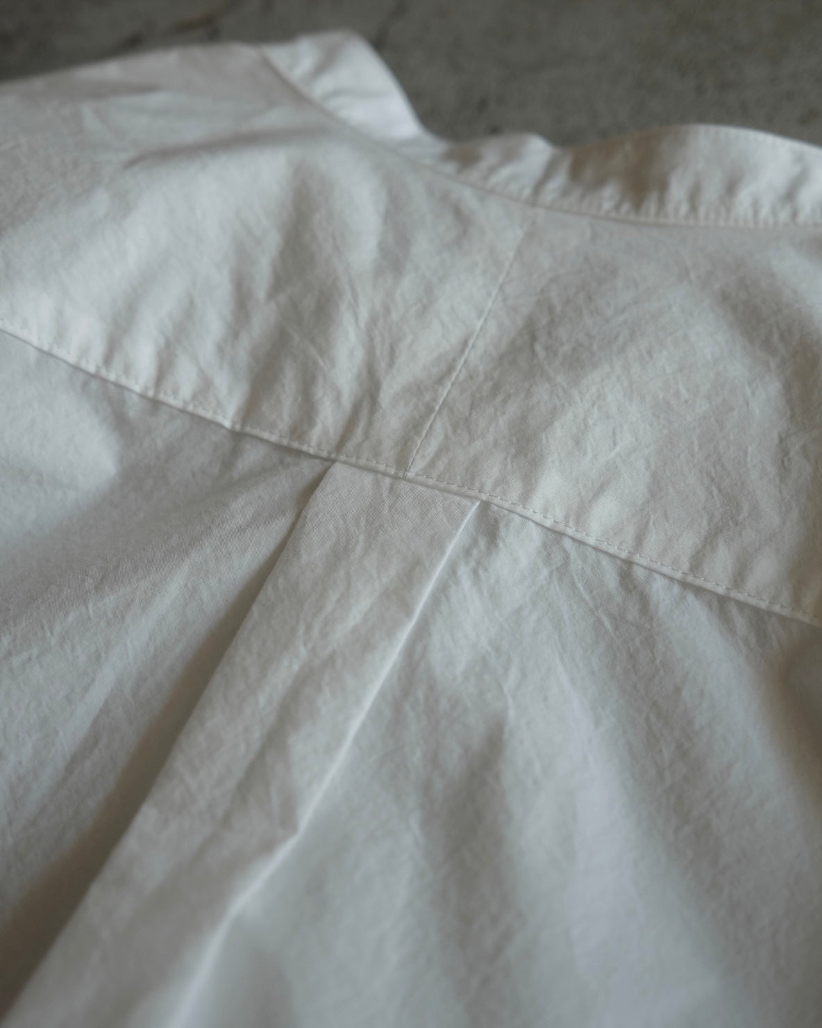 C&S別注バンドカラー長袖シャツ Sサイズ（C&S Cotton Papier）