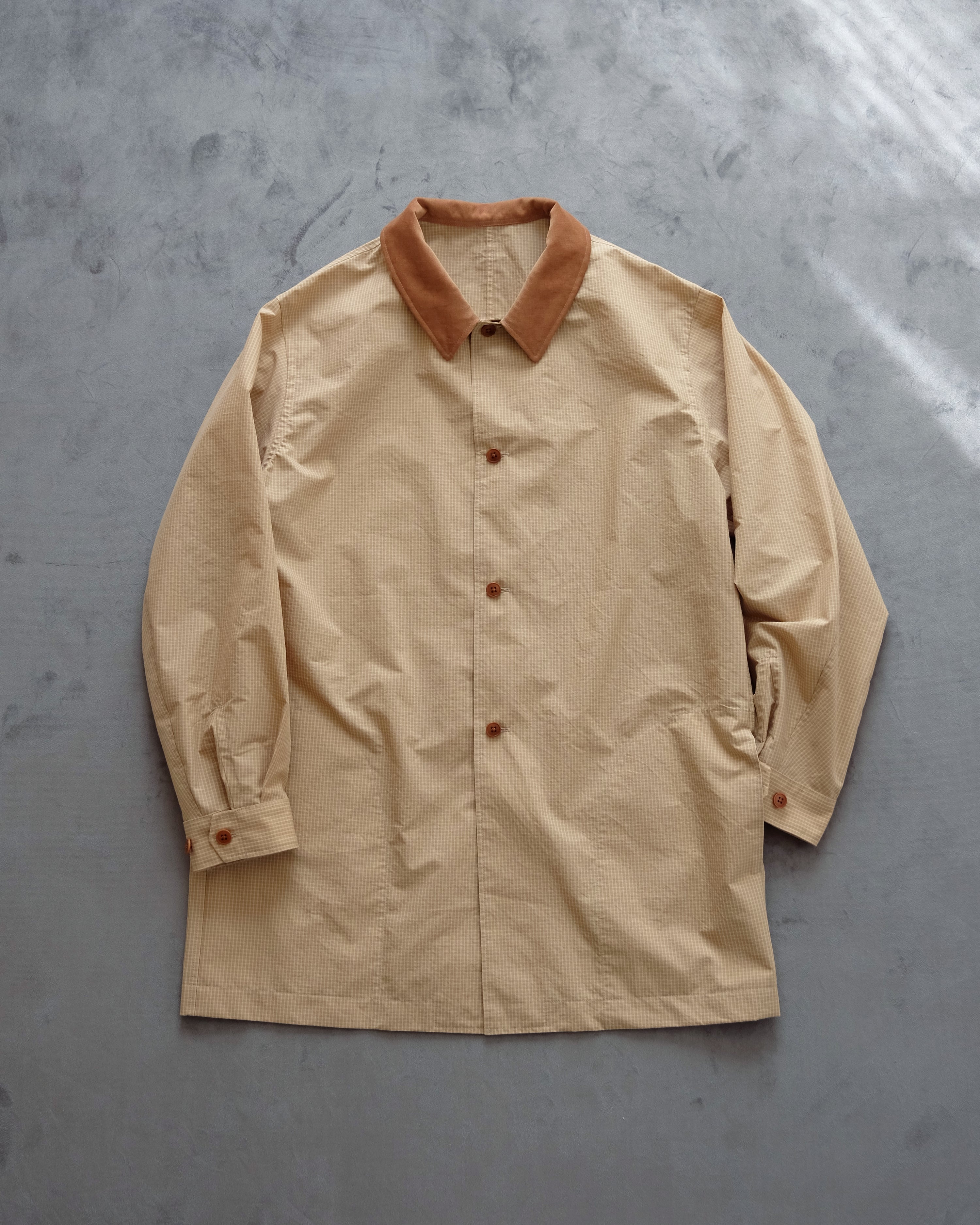 スプリングハーフコート（NAVY / BEIGE）