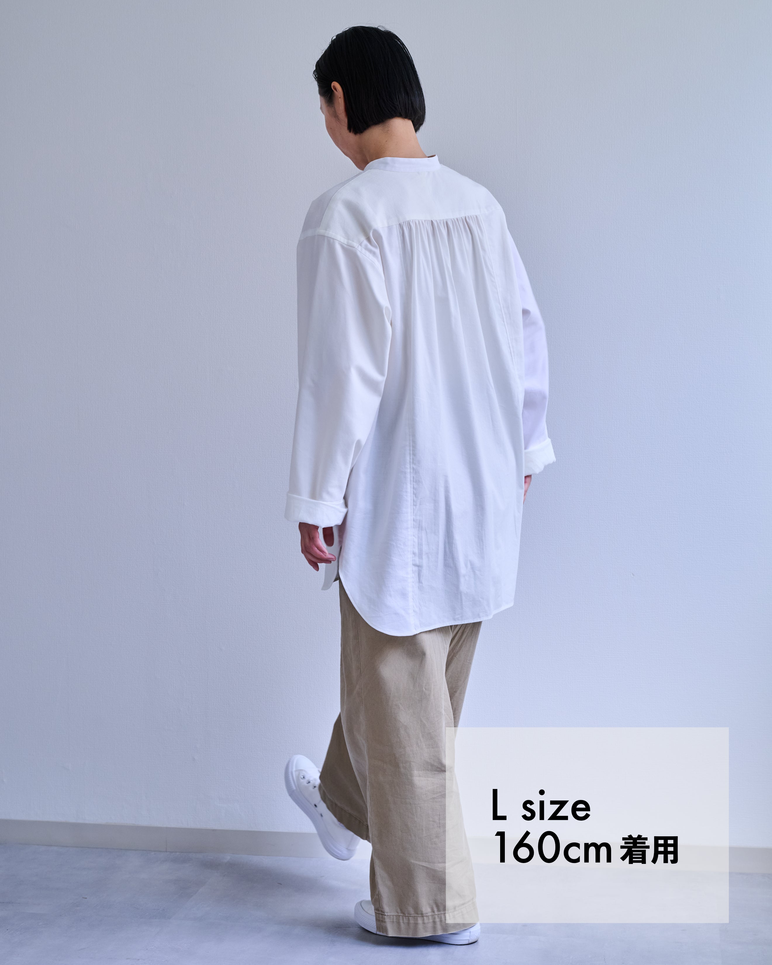 まかないシャツ（WHITE CRAZY PATTERN）