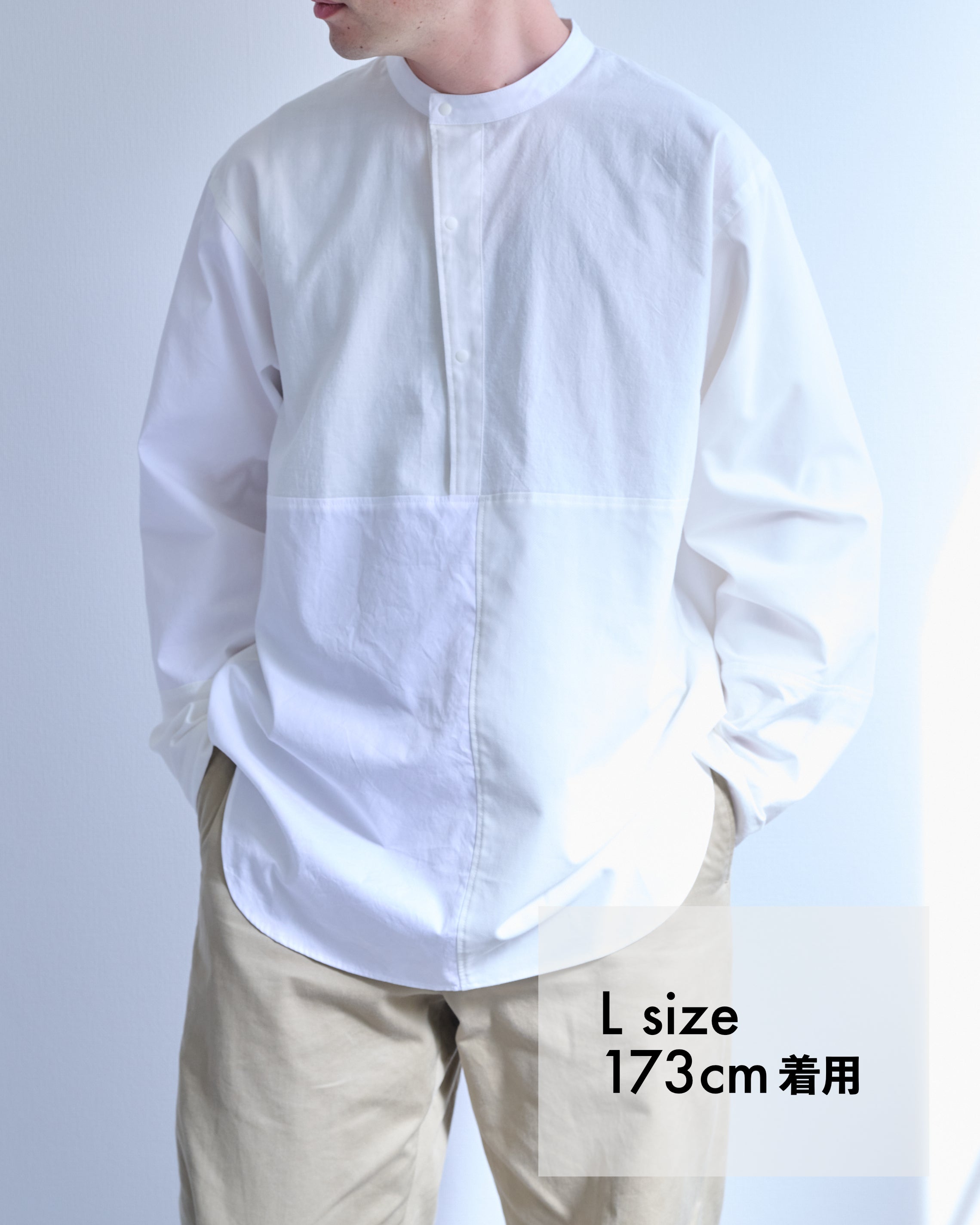 まかないシャツ（WHITE CRAZY PATTERN）