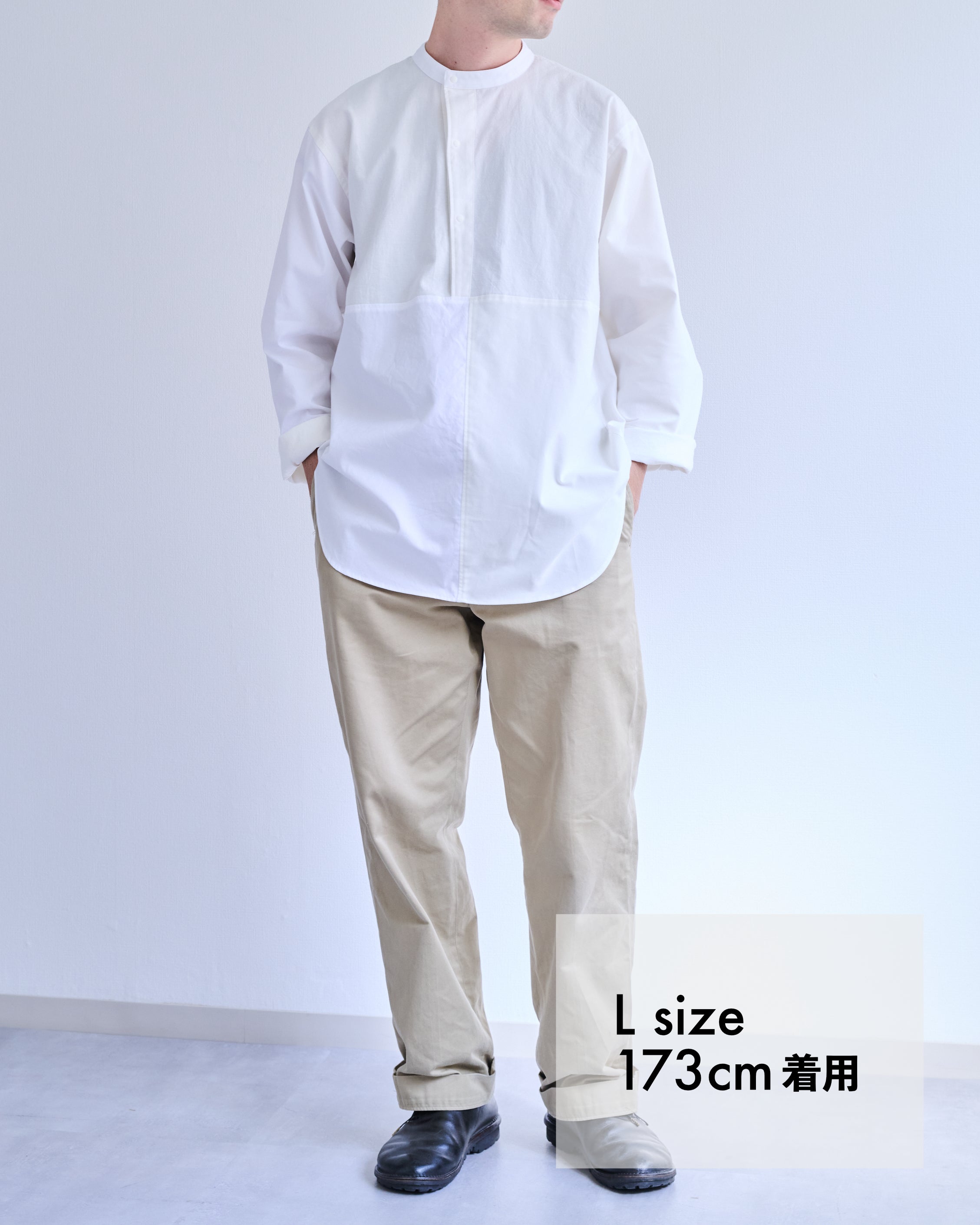 まかないシャツ（WHITE CRAZY PATTERN）