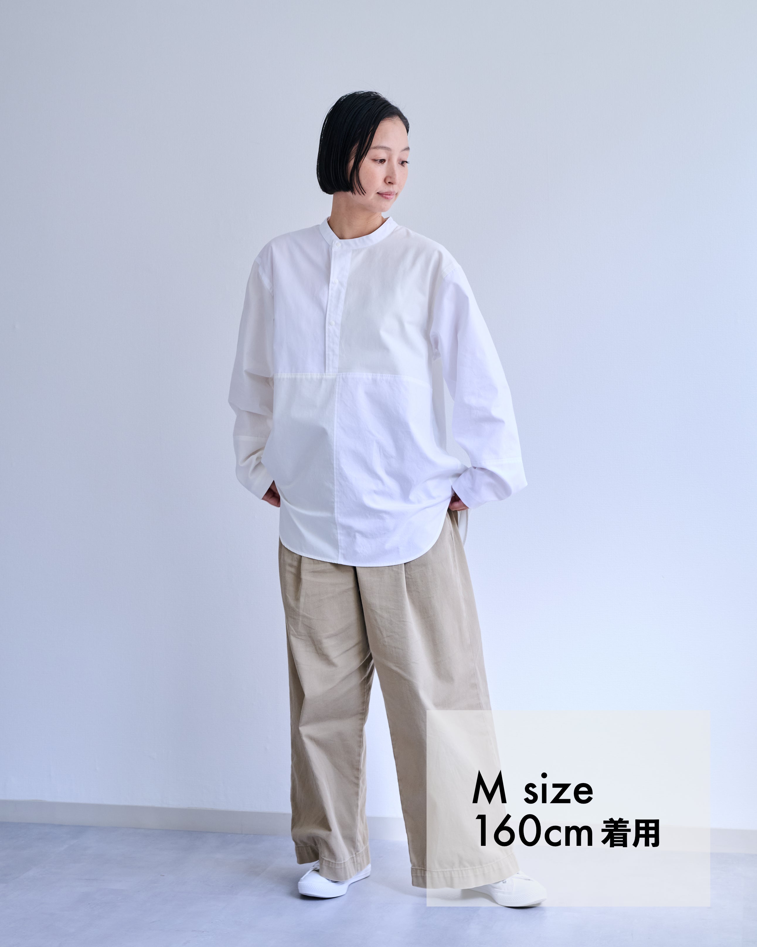 まかないシャツ（WHITE CRAZY PATTERN）