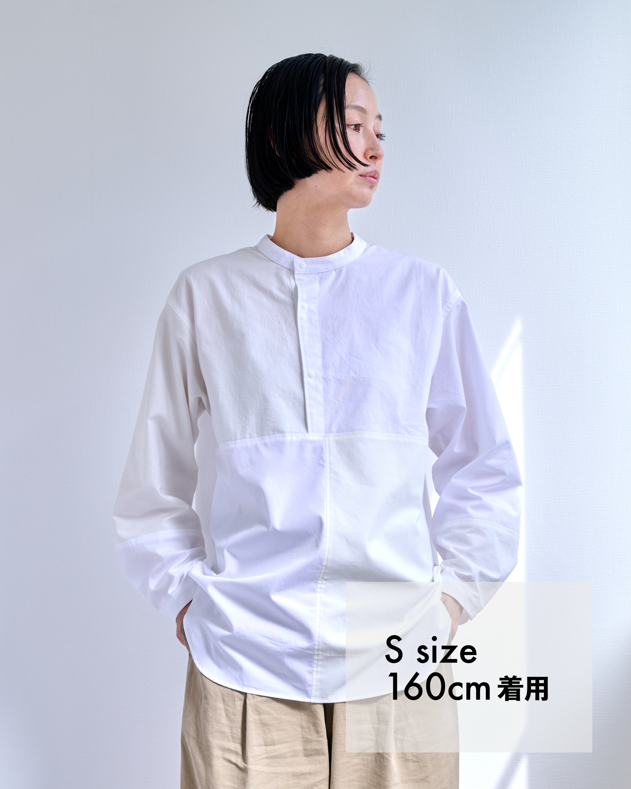 まかないシャツ（WHITE CRAZY PATTERN）