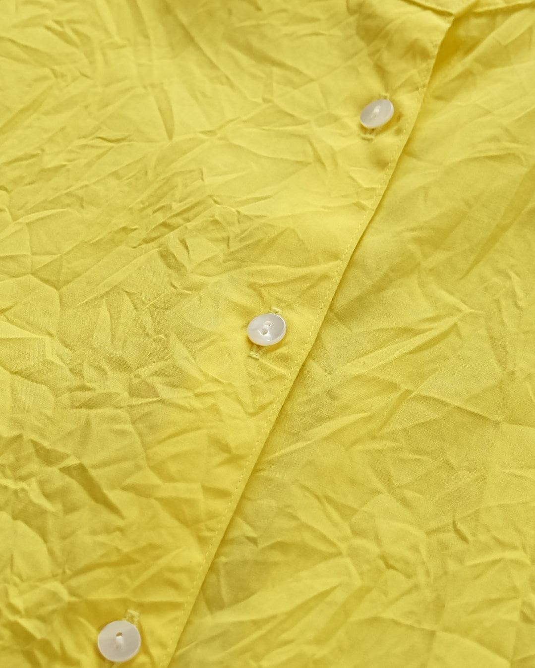 C&S別注バンドカラー長袖シャツ Mサイズ（c&s Sunnydays lemon yellow）